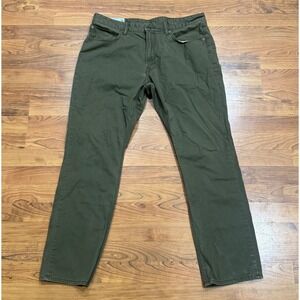 Polo Ralph Lauren Varick Slim Straight Pants Mens 36x32 Olive Green Chino Jeans